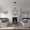 Ekena Millwork Raynor Ceiling Medallion (Fits Canopies up to 6"), Hand-Painted Pewter, 20 5/8"OD x 1 3/8"P CM20BEPES - alternate 6
